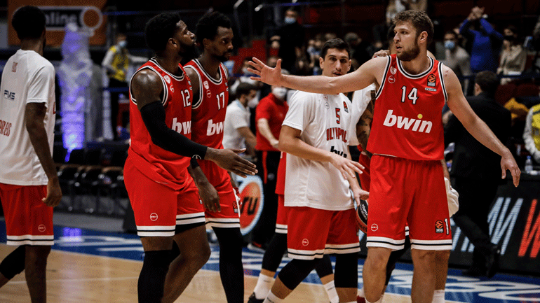 Μπάσκετ: Αρνητικά όλα τα τεστ κορωνοϊού στoν Ολυμπιακό